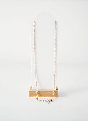 Sautoir matériaux métal argent TATA GISELE femme