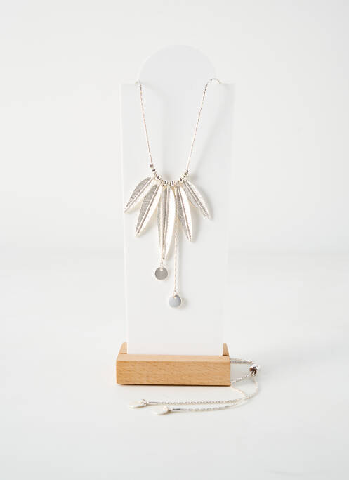 Sautoir argent TATA GISELE pour femme