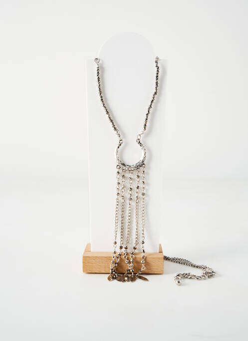 Sautoir argent TATA GISELE pour femme