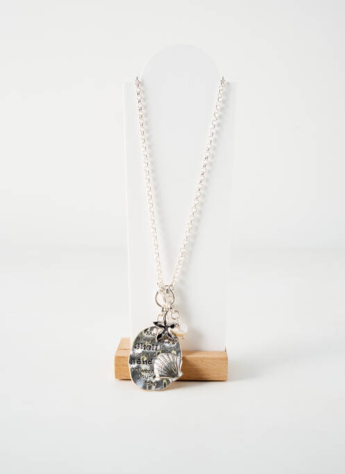 Sautoir argent TATA GISELE pour femme