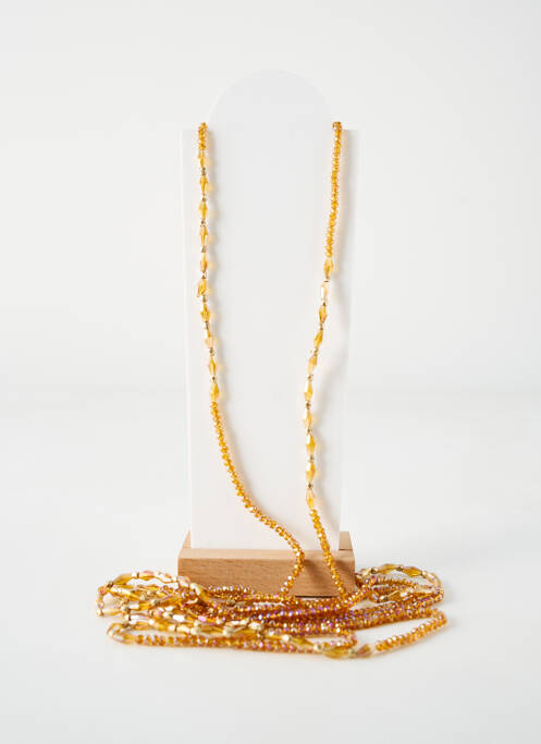 Sautoir orange TATA GISELE pour femme