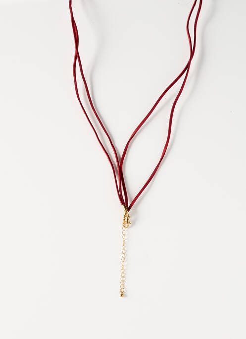 Sautoir rouge TATA GISELE pour femme