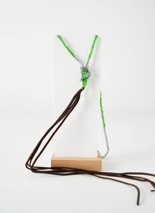 Sautoir vert TATA GISELE pour femme