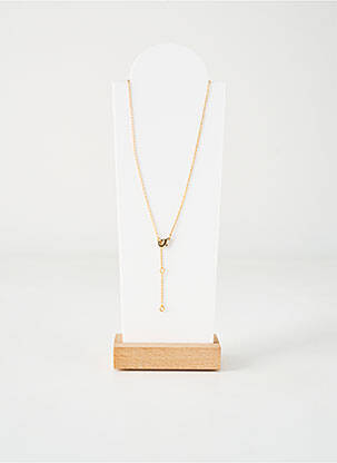 Collier ornement oxyde de zirconium or TATA GISELE femme