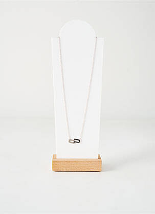 Collier matériaux argent argent TATA GISELE femme