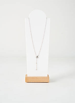 Collier matériaux argent argent TATA GISELE femme