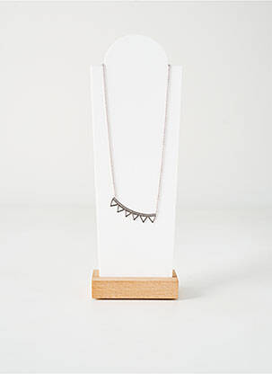 Collier matériaux argent argent TATA GISELE femme
