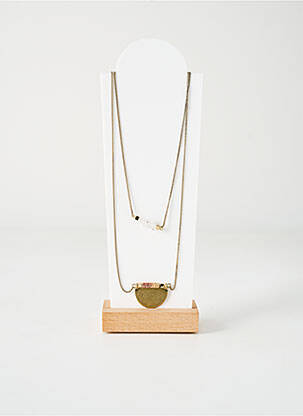 Collier matériaux métal or TATA GISELE femme