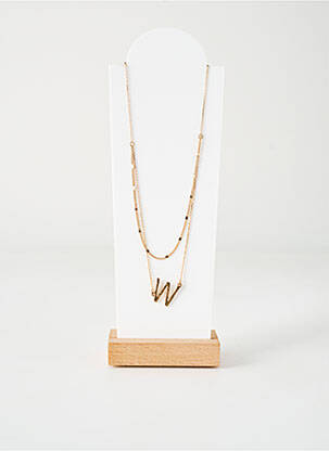 Collier matériaux métal or TATA GISELE femme