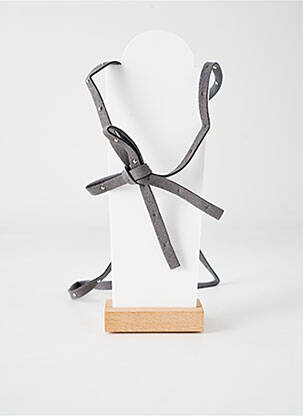 Collier fermeture avec liens gris TATA GISELE femme