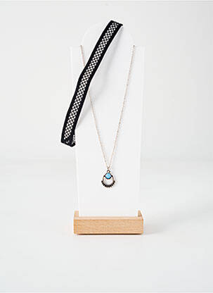 Collier matériaux métal argent TATA GISELE femme