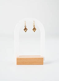 Boucles d’oreilles matériaux métal or TATA GISELE femme