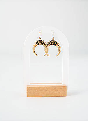 Boucles d’oreilles matériaux métal or TATA GISELE femme