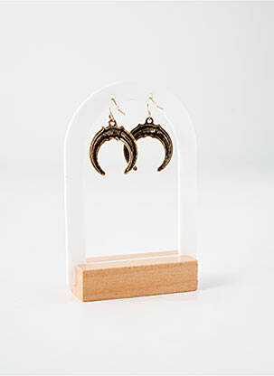 Boucles d’oreilles matériaux métal or TATA GISELE femme