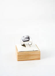 Bague ornement oxyde de zirconium argent TATA GISELE homme