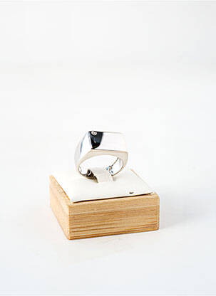 Bague ornement oxyde de zirconium argent TATA GISELE homme