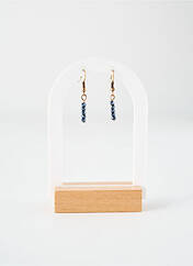 Boucles d’oreilles bleu TATA GISELE pour femme seconde vue