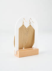 Boucles d’oreilles jaune TATA GISELE pour femme seconde vue