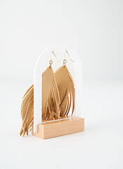 Boucles d’oreilles jaune TATA GISELE pour femme seconde vue