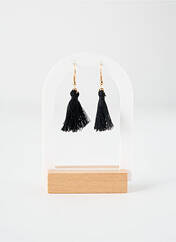 Boucles d’oreilles noir TATA GISELE pour femme seconde vue