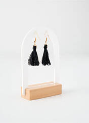 Boucles d’oreilles noir TATA GISELE pour femme seconde vue