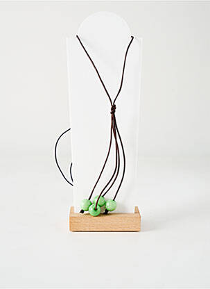 Sautoir vert TATA GISELE pour femme