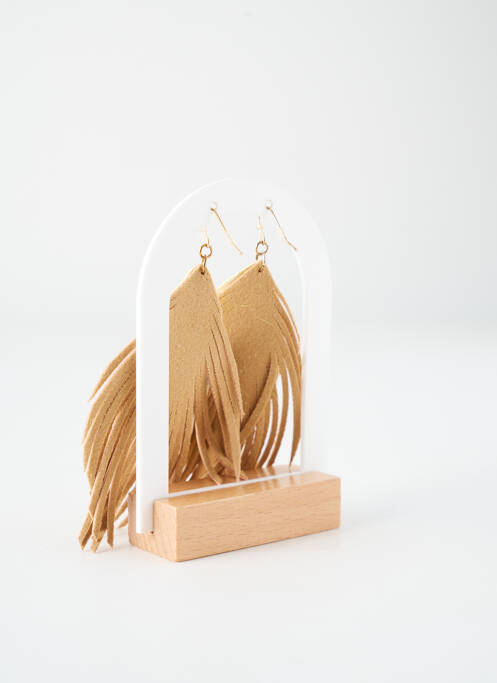 Boucles d’oreilles jaune TATA GISELE pour femme