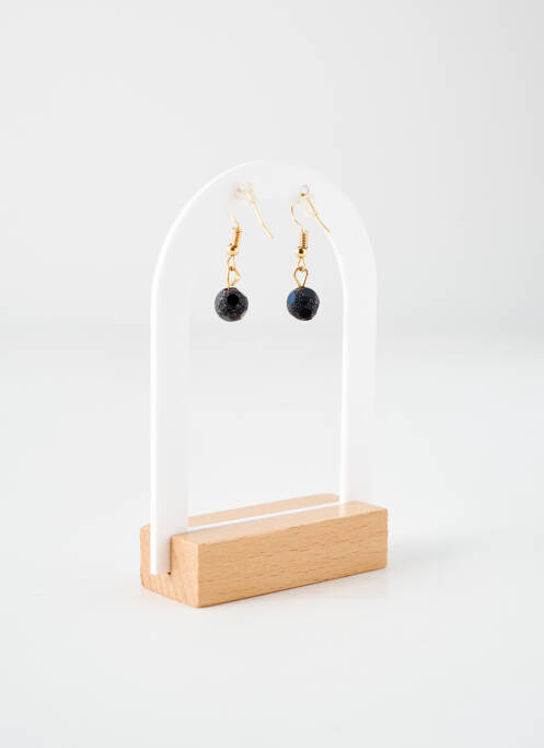 Boucles d’oreilles noir TATA GISELE femme
