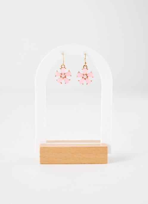 Boucles d’oreilles rose TATA GISELE pour femme
