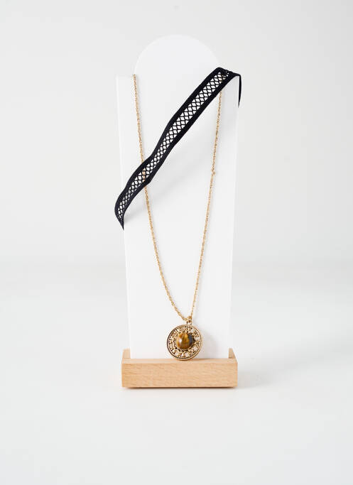 Collier noir TATA GISELE pour femme