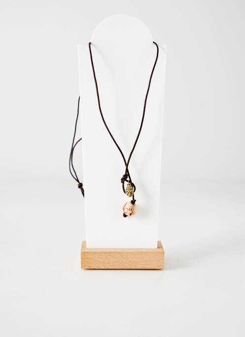 Sautoir marron TATA GISELE pour femme