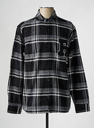 Chemise manches longues poches noir DEFACTO homme