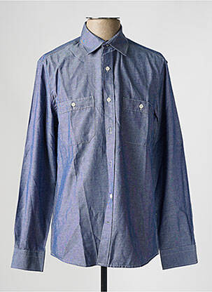 Chemise manches longues coupe cintrée bleu DEFACTO homme