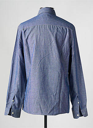 Chemise manches longues coupe cintrée bleu DEFACTO homme