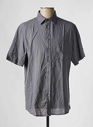 Chemise manches courtes poches gris DEFACTO homme