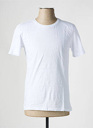 T-shirt coupe cintrée manches courtes blanc DEFACTO homme