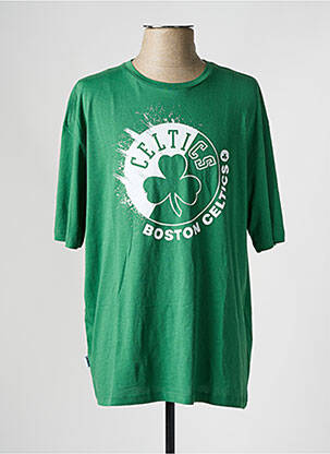 T-shirt stretch manches courtes vert DEFACTO homme