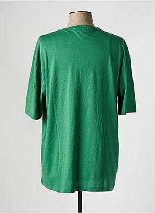 T-shirt stretch manches courtes vert DEFACTO homme