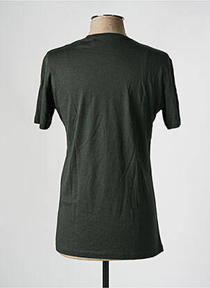 T-shirt stretch manches courtes vert DEFACTO homme