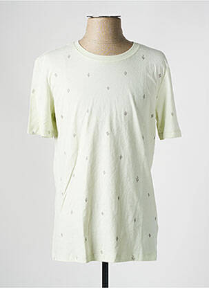 T-shirt coupe cintrée manches courtes vert DEFACTO homme