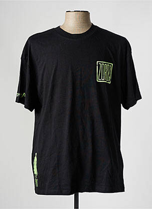 T-shirt coupe cintrée manches courtes noir DEFACTO homme