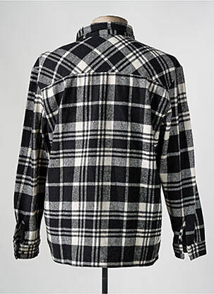 Chemise manches longues imprimé écossais noir DEFACTO homme