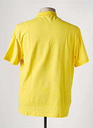Polo stretch manches courtes jaune DEFACTO homme