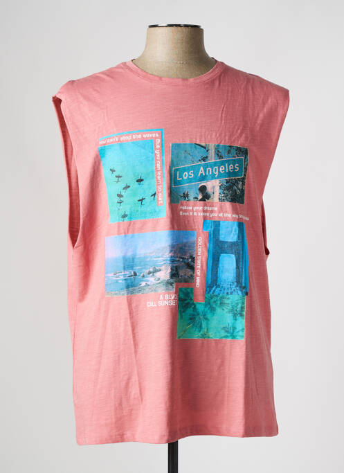 Débardeur rose DEFACTO pour homme