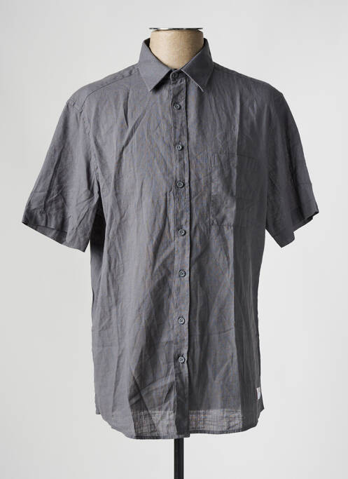 Chemise manches courtes gris DEFACTO pour homme