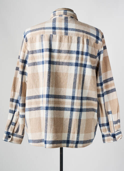 Chemise manches longues beige DEFACTO homme