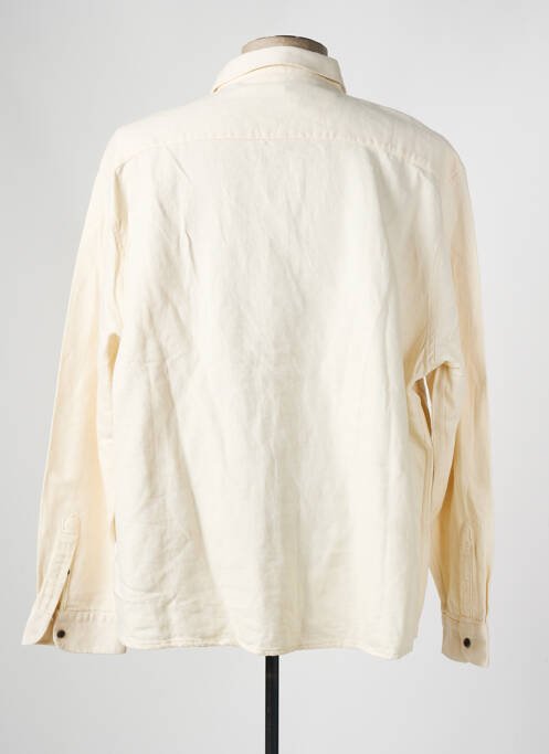 Chemise manches longues beige DEFACTO homme