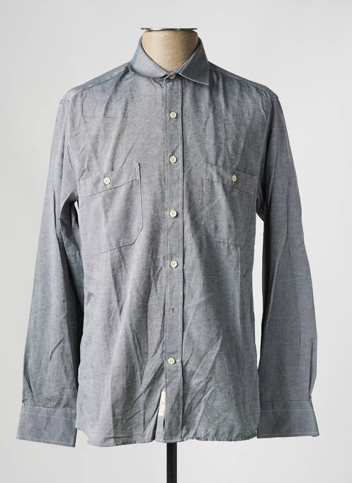 Chemise manches longues gris DEFACTO pour homme