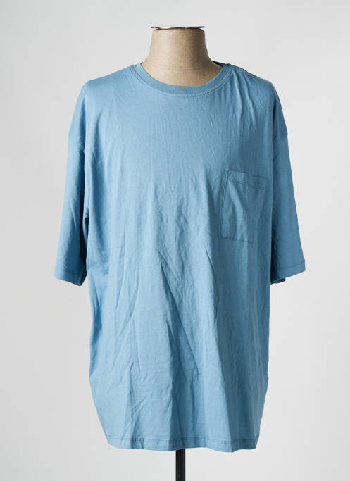 T-shirt bleu DEFACTO pour homme