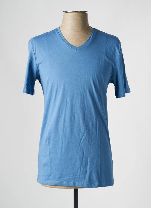 T-shirt bleu DEFACTO pour homme
